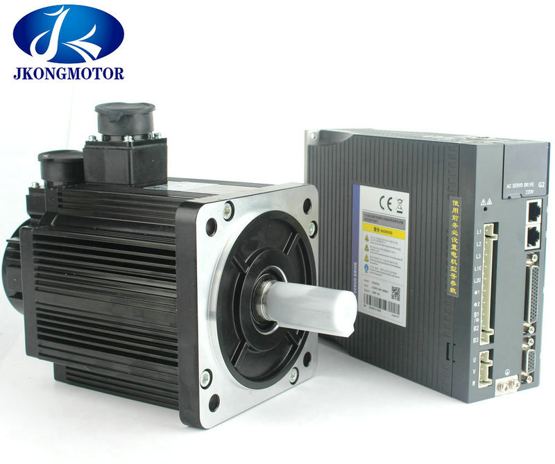 υψηλή σερβο μηχανή 1.8KW 3 μηχανή εναλλασσόμενου ρεύματος φάσης 110mm 6A 3000RPM ροπής με το σύνολο οδηγών jk-G2A3215