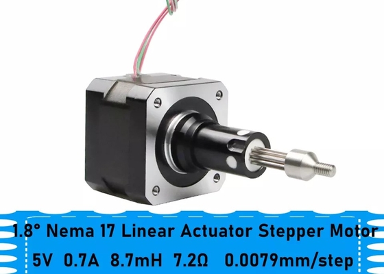 JKM NEMA17 2 φάση 42mm Stepper βιδών μολύβδου αιχμάλωτοι υβριδικοί γραμμικοί ενεργοποιητές σωρών μηχανών διπλοί