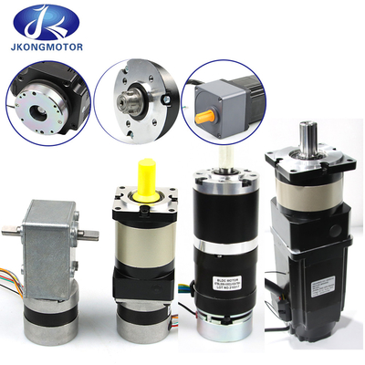Jkongmotor 28mm-130mm/ Δύναμη 10W-2000W/ CE RoHS / Προσαρμόσιμο / BLDC Brushless DC κινητήρες επιλογή με ελεγκτή κιβώτιο ταχυτήτων