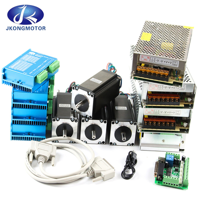 Jkongmotor 57bygh Ηλεκτρικός κινητήρας βήματος CNC Υβριδικός κινητήρας βήματος με πλανητικό κιβώτιο ταχυτήτων / φρένο / κωδικοποιητή