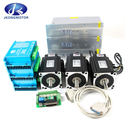 Jkongmotor Nema 11 17 23 24 34 Σύνολο υβριδικών κλειστών βρόχων κλειστών βρόχων με κωδικοποιητή / φρένο / κιβώτιο ταχυτήτων