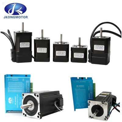 Jkongmotor Nema 11 17 23 24 34 Σύνολο υβριδικών κλειστών βρόχων κλειστών βρόχων με κωδικοποιητή / φρένο / κιβώτιο ταχυτήτων