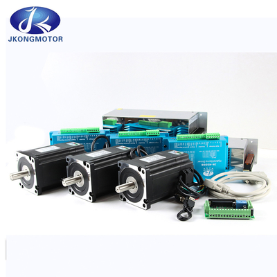 Jkongmotor Μεγάλη ροπή 12Nm Nema34 Κλειστό βρόχο γραμμικό βήμα κινητήρα για μηχανή σεξ με κωδικοποιητή και οδηγό
