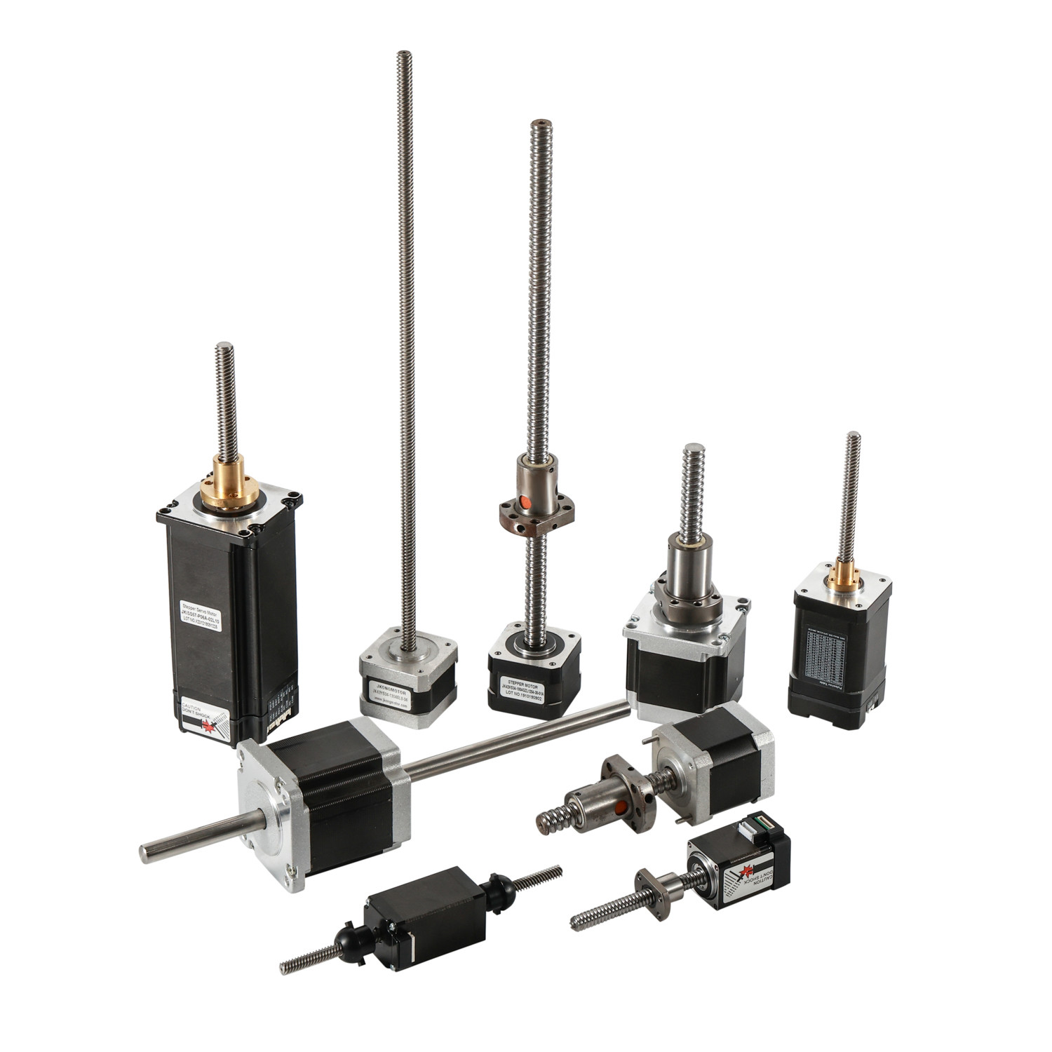 Jkongmotor NEMA 8/11/14/17/23/24/34 T5/T8/T10 Τραπεζοειδής τροχιά βίδας γραμμική βήμα με βήμα με βίδη βίδη με μολύβι