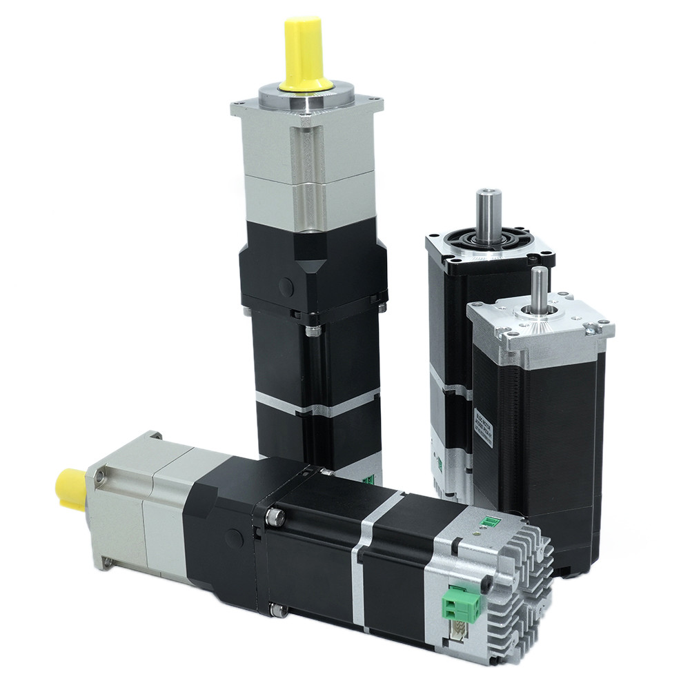 Jkongmotor 48VDC 1.27nm 400W RS485 Canopen DC Ενσωματωμένος σεροκινητήρας με οδηγό μαζί με φρένο ή κιβώτιο ταχυτήτων