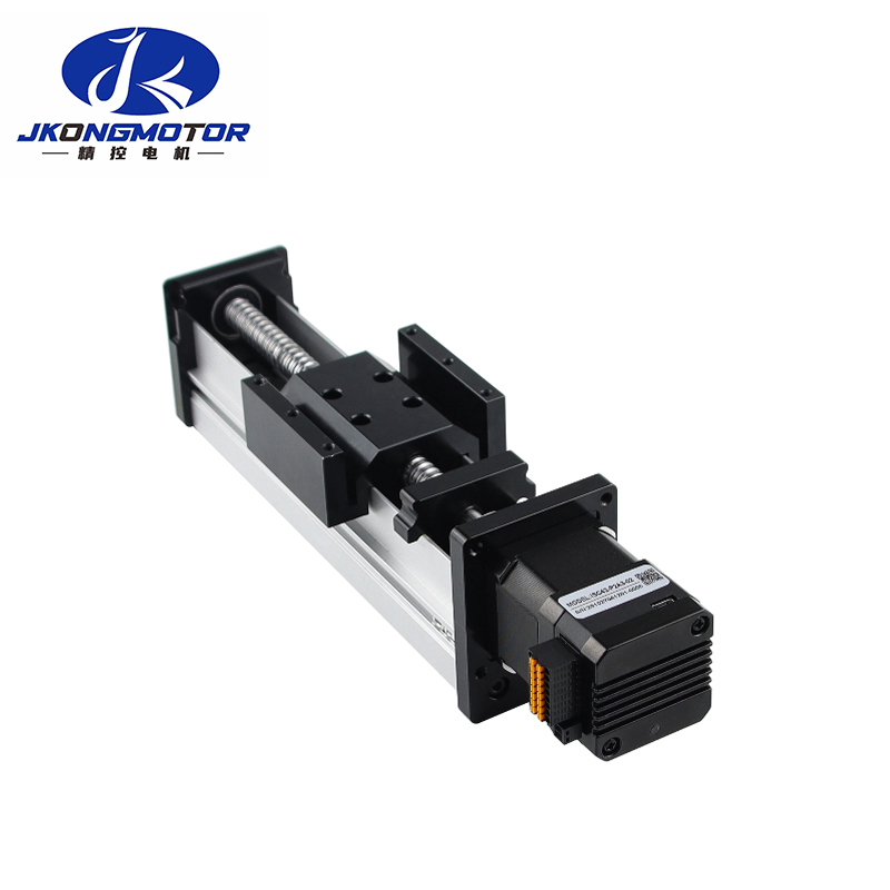 Jkongmotor Nema 17 ακριβές σύστημα γραμμικής κίνησης γραμμικό κινητήρα με ενσωματωμένο οδηγό για ενεργοποιητή τοποθέτησης τσιπ